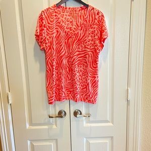 Chaus Sport Print Short Sleeve XXL